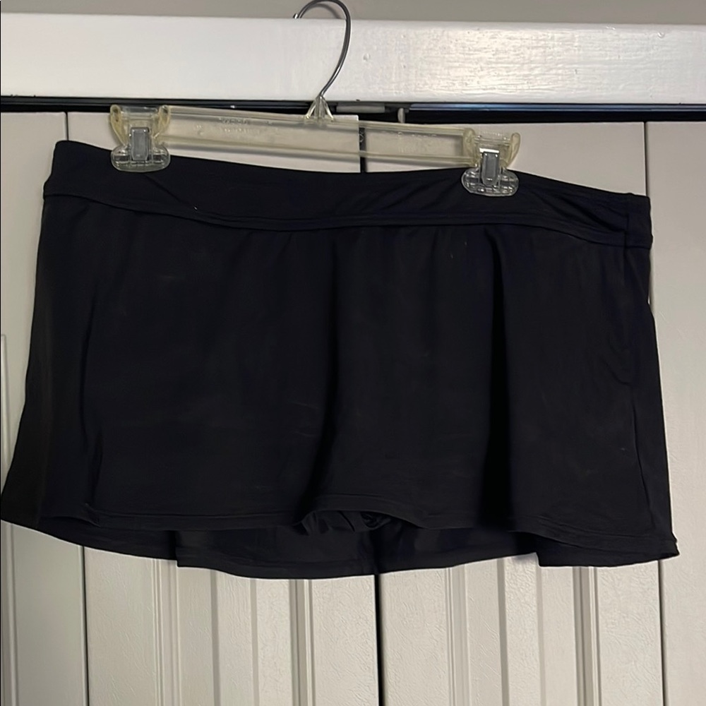 Anne Cole Swim Skirt Women's Black